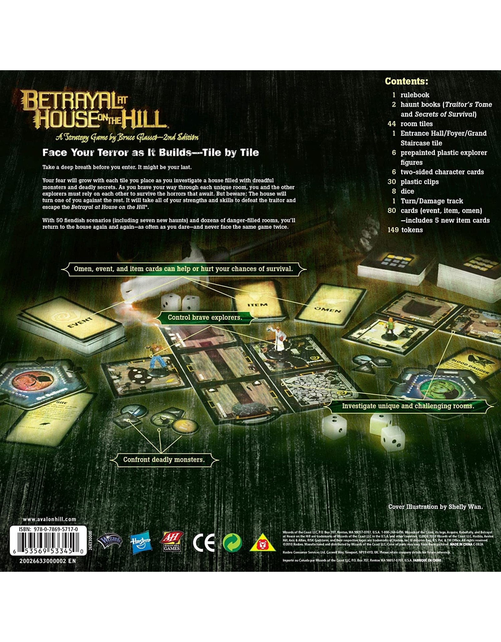 Wizards of the Coast Betrayal at House on the Hill 2nd edition