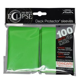 Ultra Pro Eclipse PRO-Matte Sleeves Lime Green 100 count