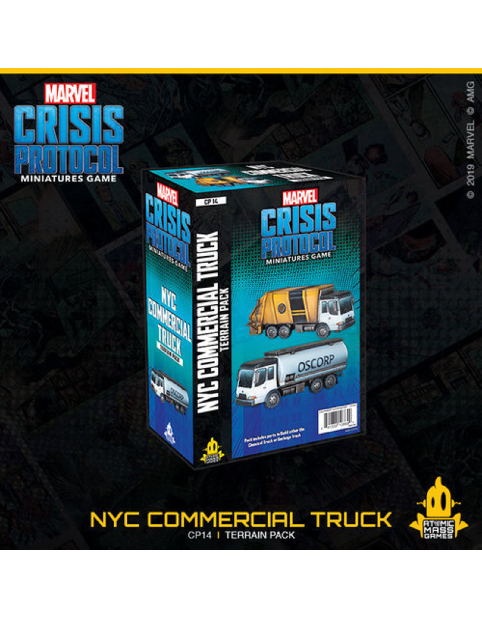 Atomic Mass Games NYC Commercial Truck Terrain Pack - Marvel Crisis Protocol