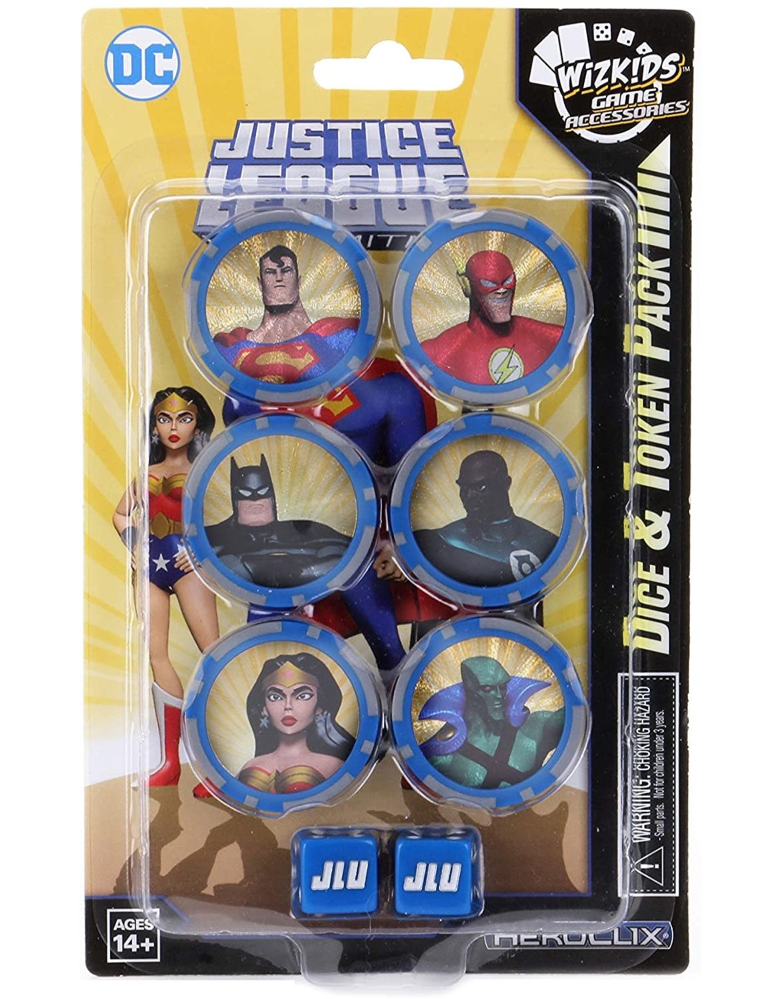 Wizkids DC HeroClix: Justice League Unlimited Dice and Token Set