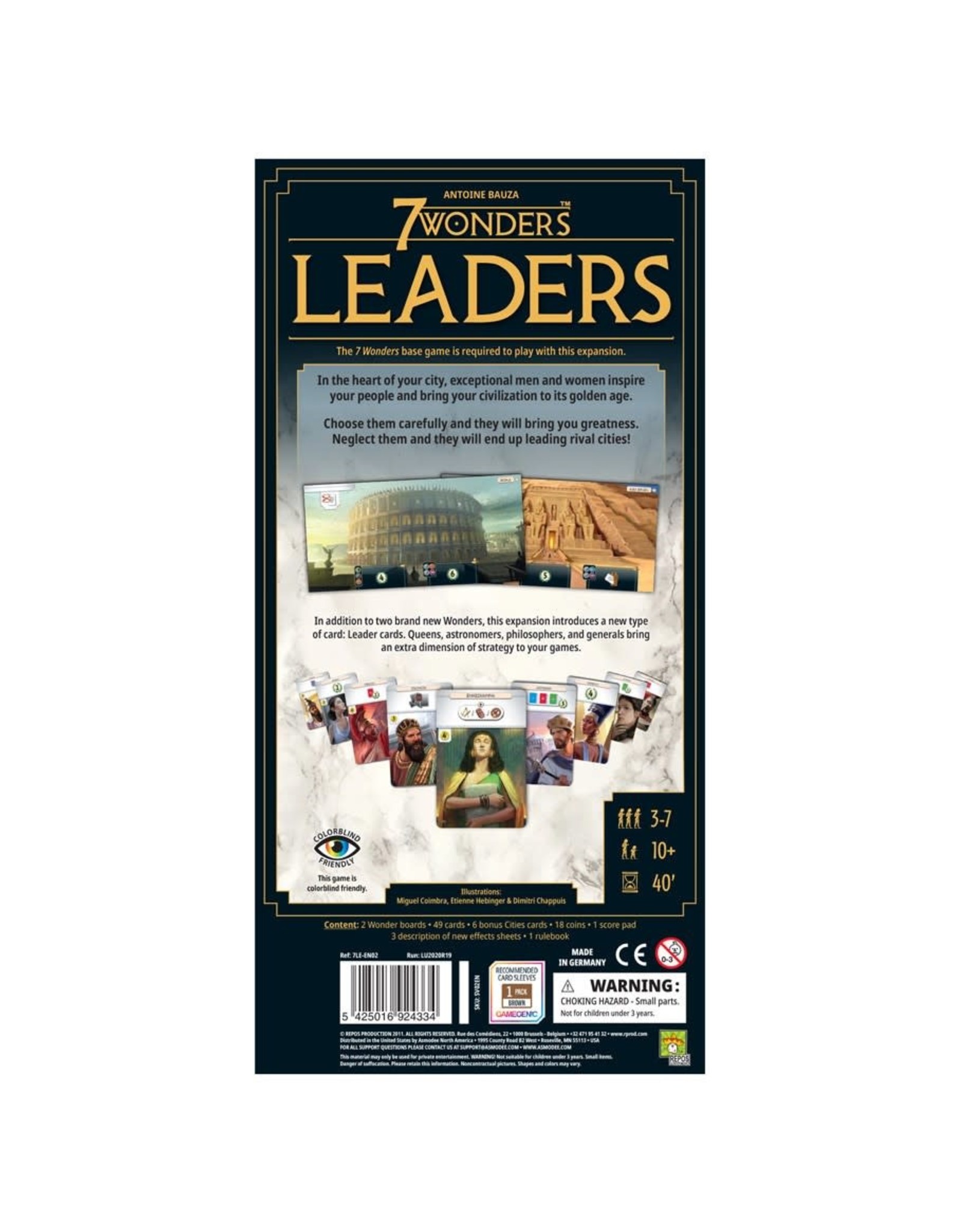 Asmodee 7 Wonders New Edition: Leaders