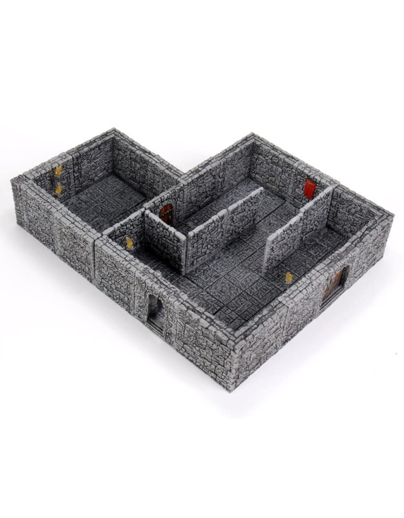 Wizkids WarLock Tiles: Dungeon Tiles II - Full Height Stone Walls Expansion