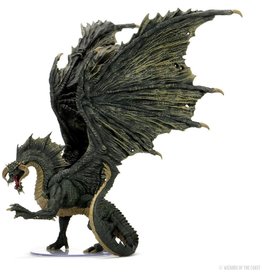 Wizkids D&D Minis: Adult Black Dragon - Icons of the Realms Premium Figure