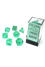 Chessex Borealis: Polyhedral Light Green/gold Luminary 7-Die Set CHX27575