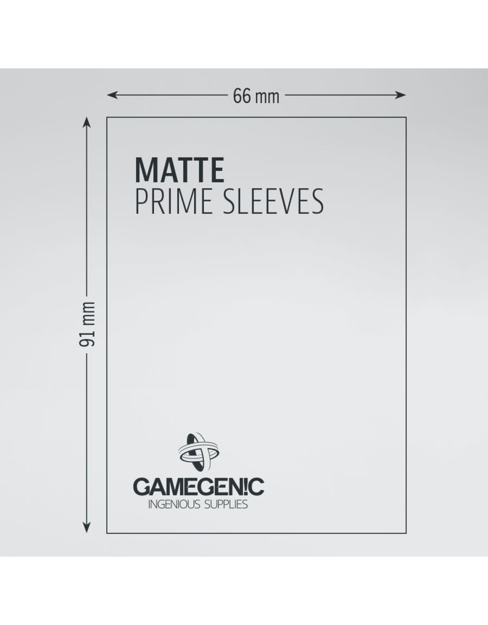 Gamegenic MATTE Prime Sleeves: Yellow