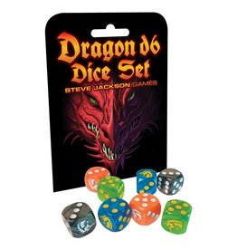 Steve Jackson Games Dragon d6 Dice set