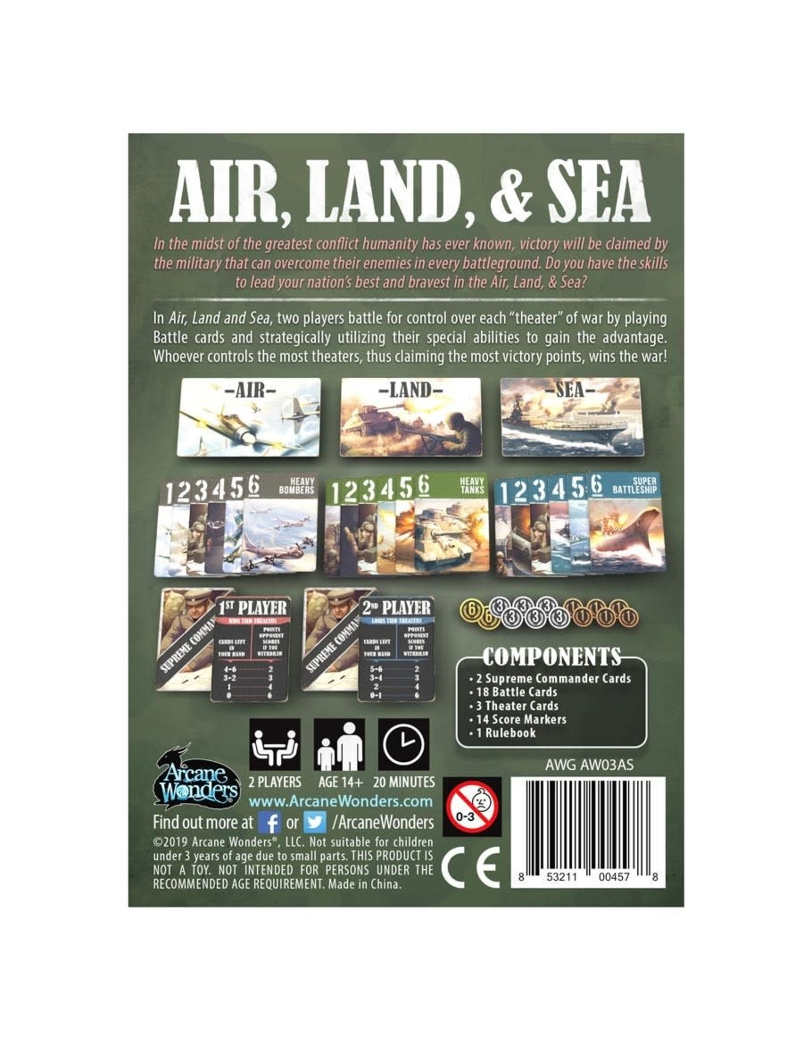 Arcane Wonders Air, Land & Sea: Revised Edition