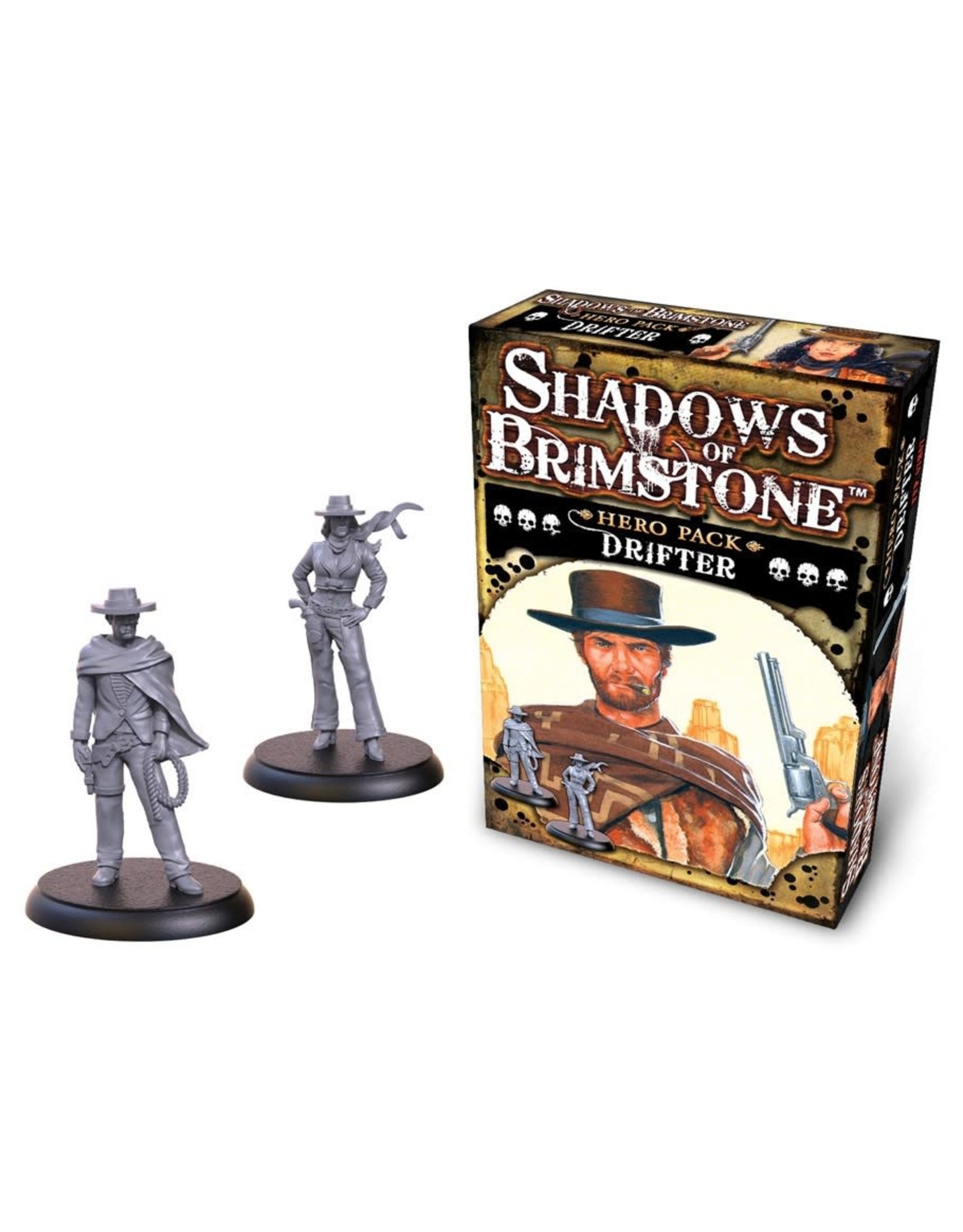 Flying Frog Productions Shadows Of Brimstone: Hero Pack Drifter