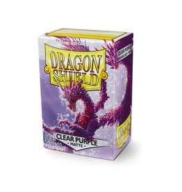 Arcane Tinmen Dragon Shield: Matte Clear Purple Card Sleeves 100 Count