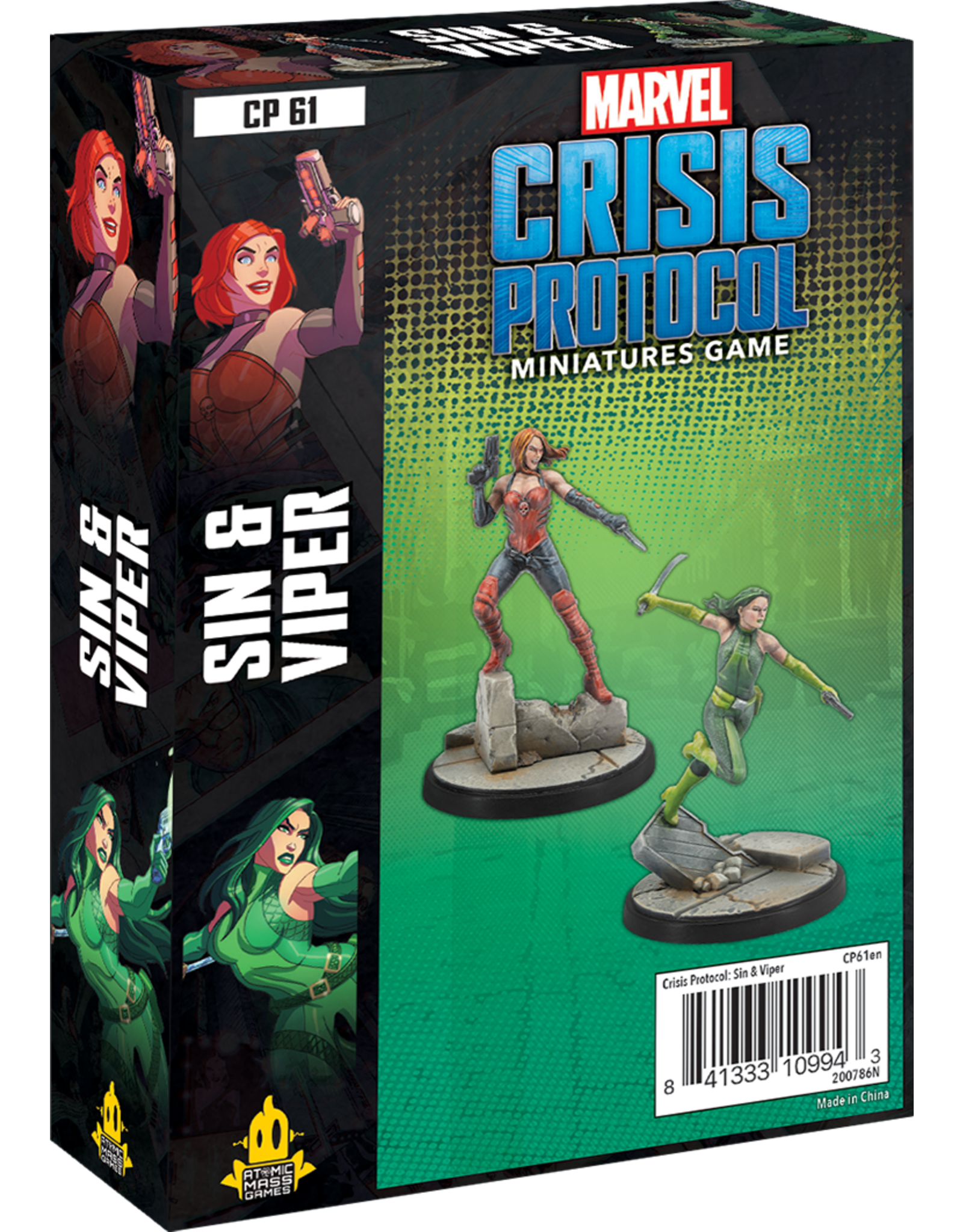 Atomic Mass Games Sin and Viper - Marvel Crisis Protocol