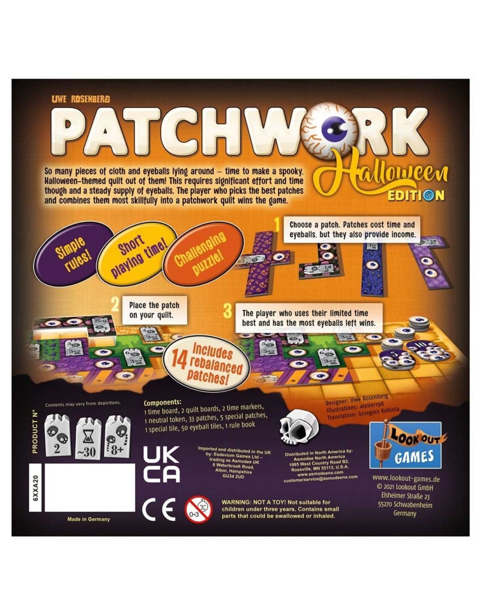 Lookout Games Patchwork: Halloween Edition