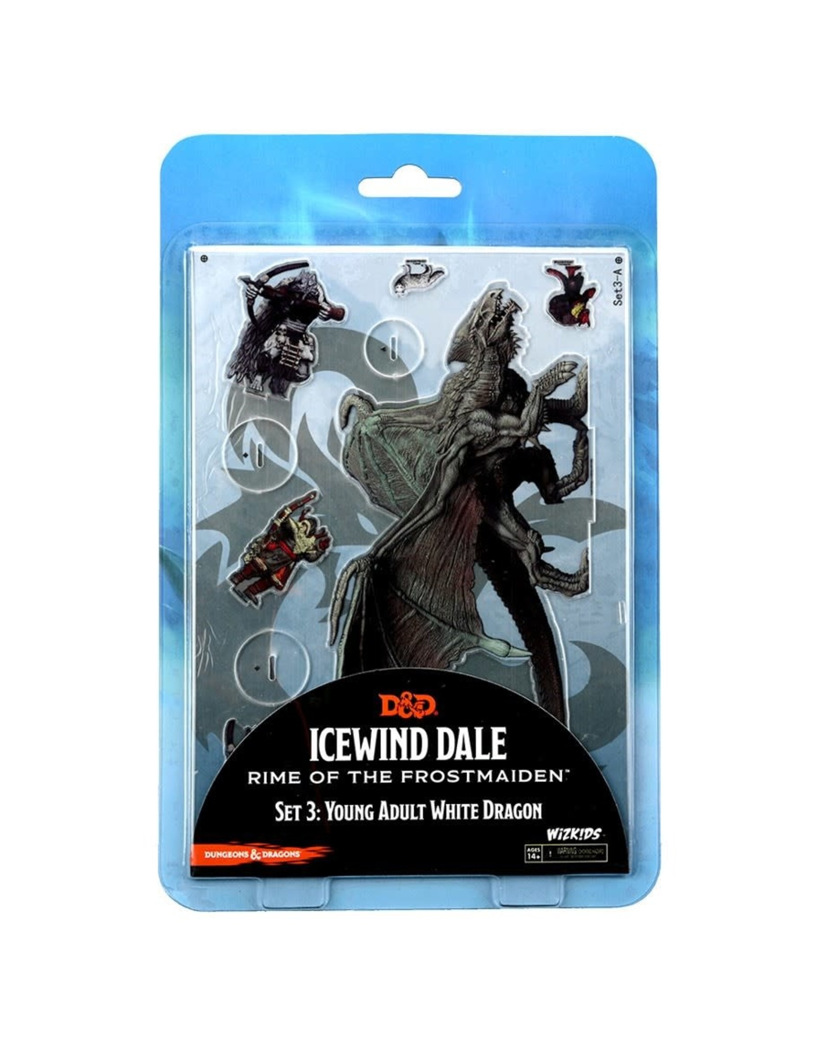Wizkids D&D Minis: Idols of the Realms Icewind Dale 2D Young Adult White Dragon