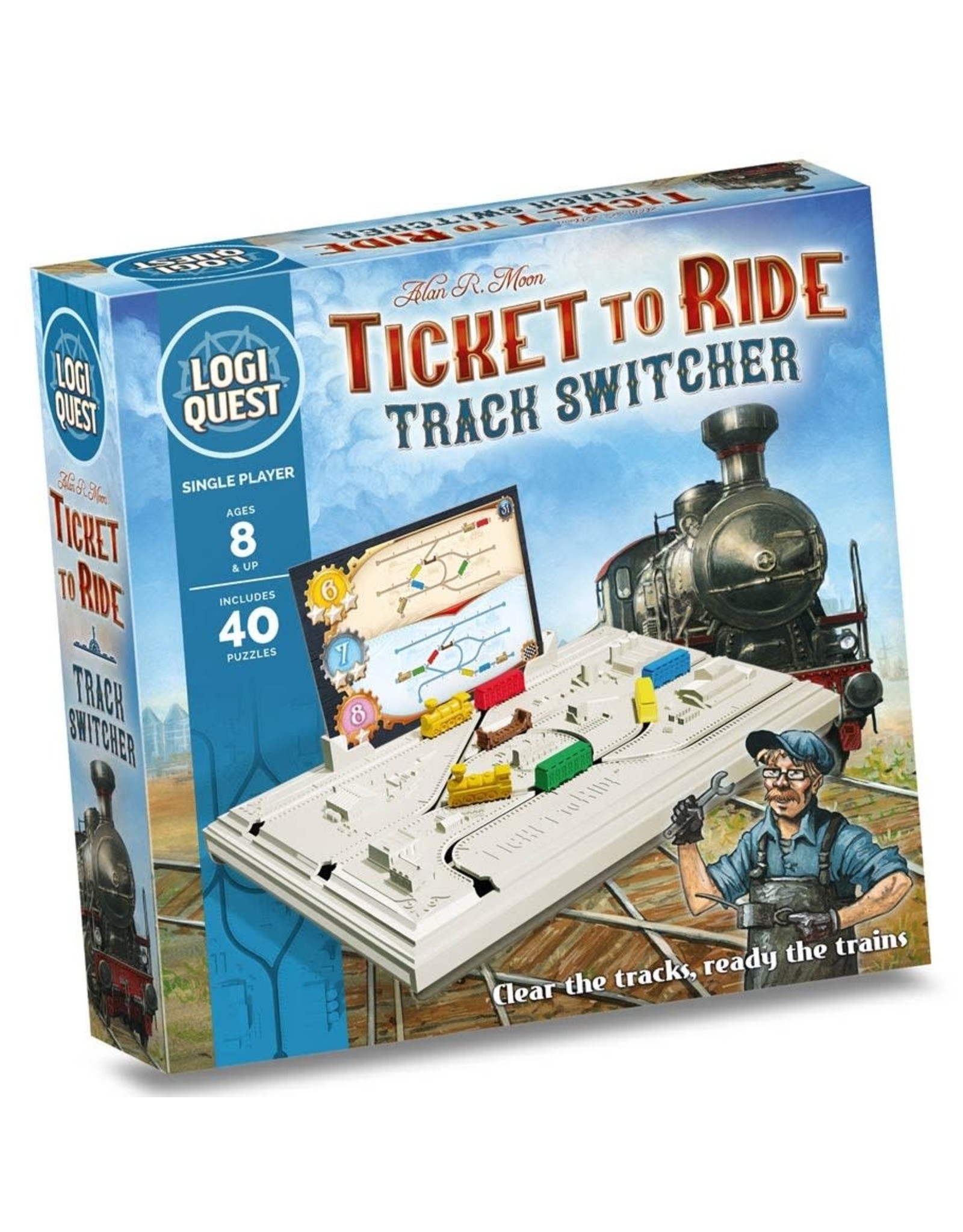Asmodee LogiQuest Ticket to Ride Track Switcher Logic Puzzle