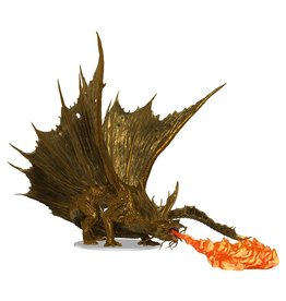 Wizkids D&D Minis: Adult Gold Dragon - Icons of the Realms Premium Figure