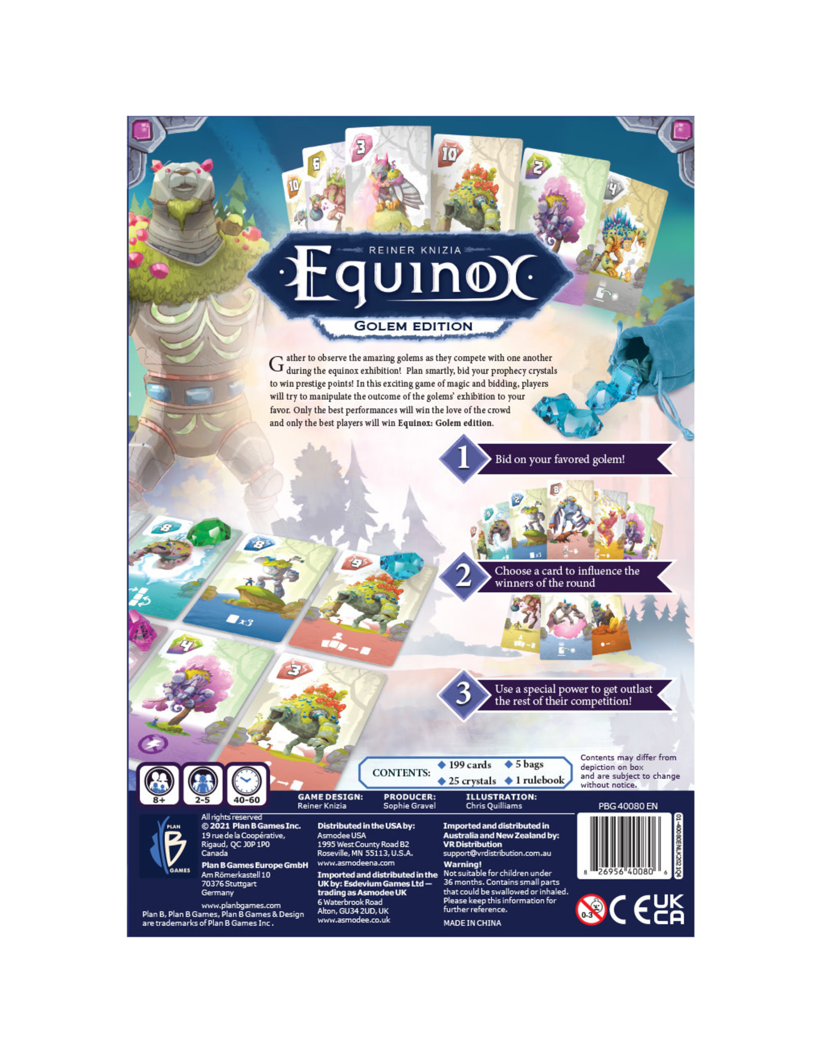 Plan B Games Equinox: Golem edition