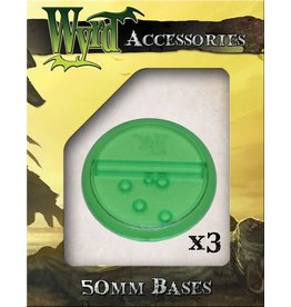 Wyrd Miniatures Green 50mm Translucent Bases (3 pack)