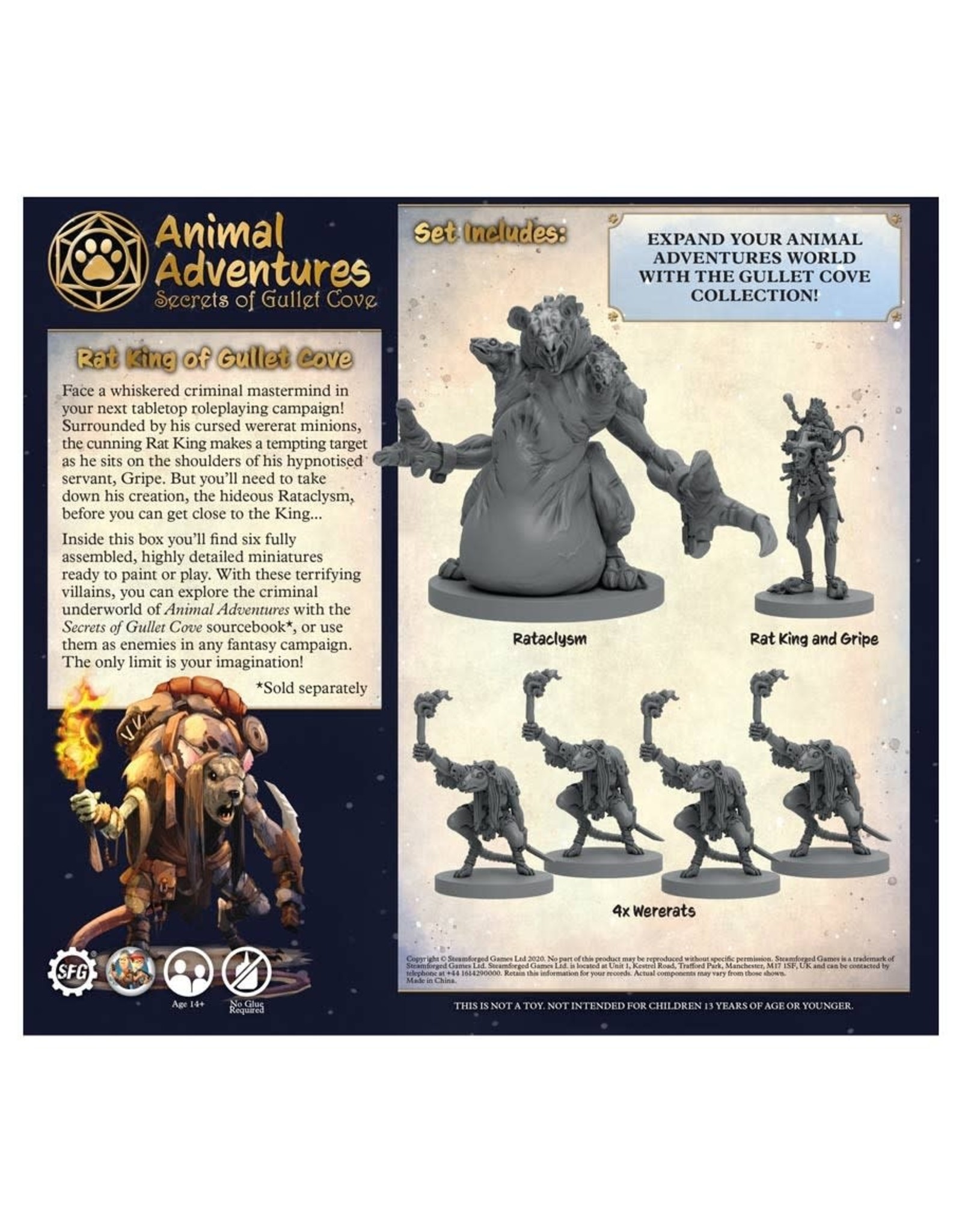 Steamforged Animal Adventures: Rat King of Gullet Cove