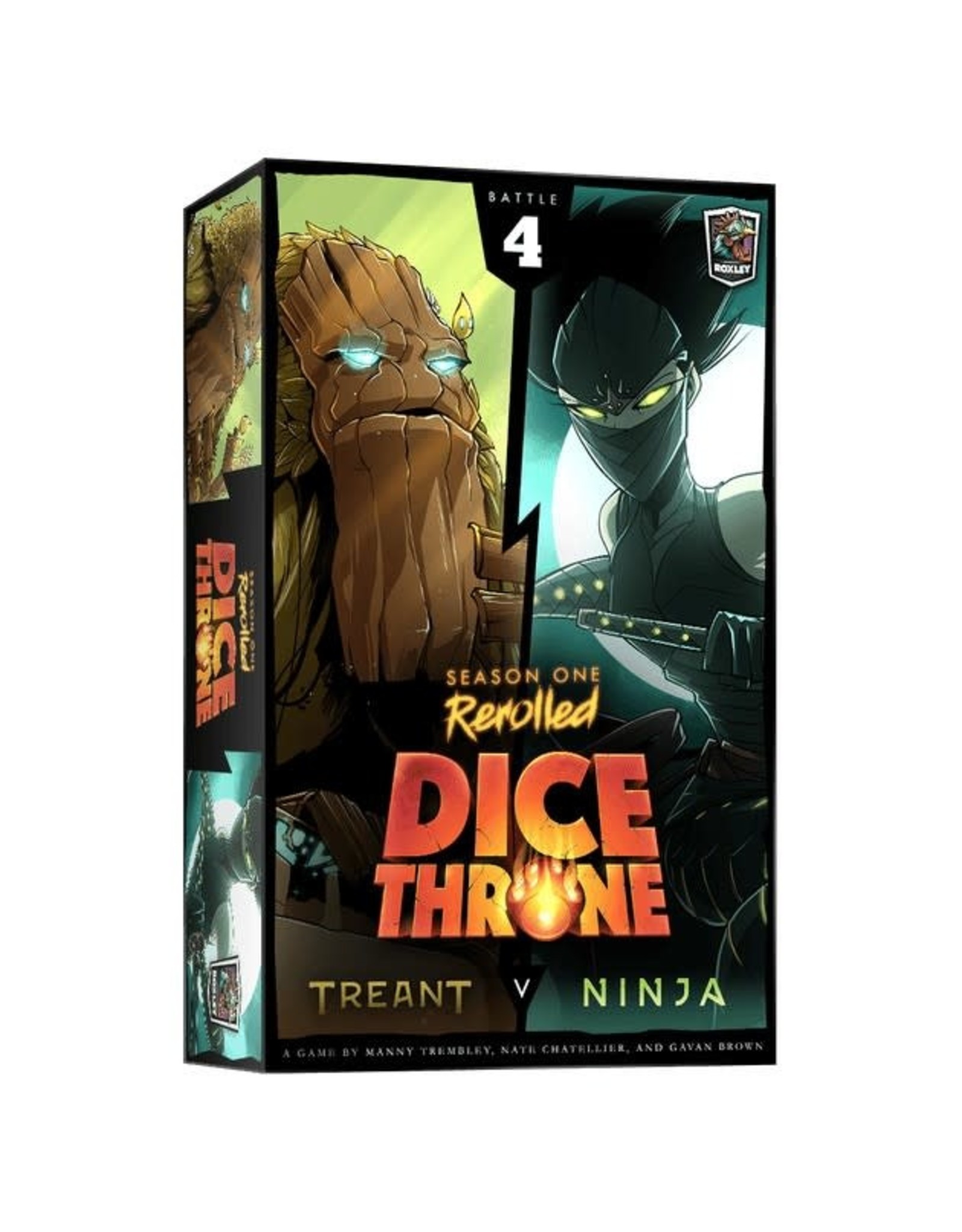 Roxley Games Dice Throne: Season 1 Rerolled - Box 4 - Treant vs. Ninja