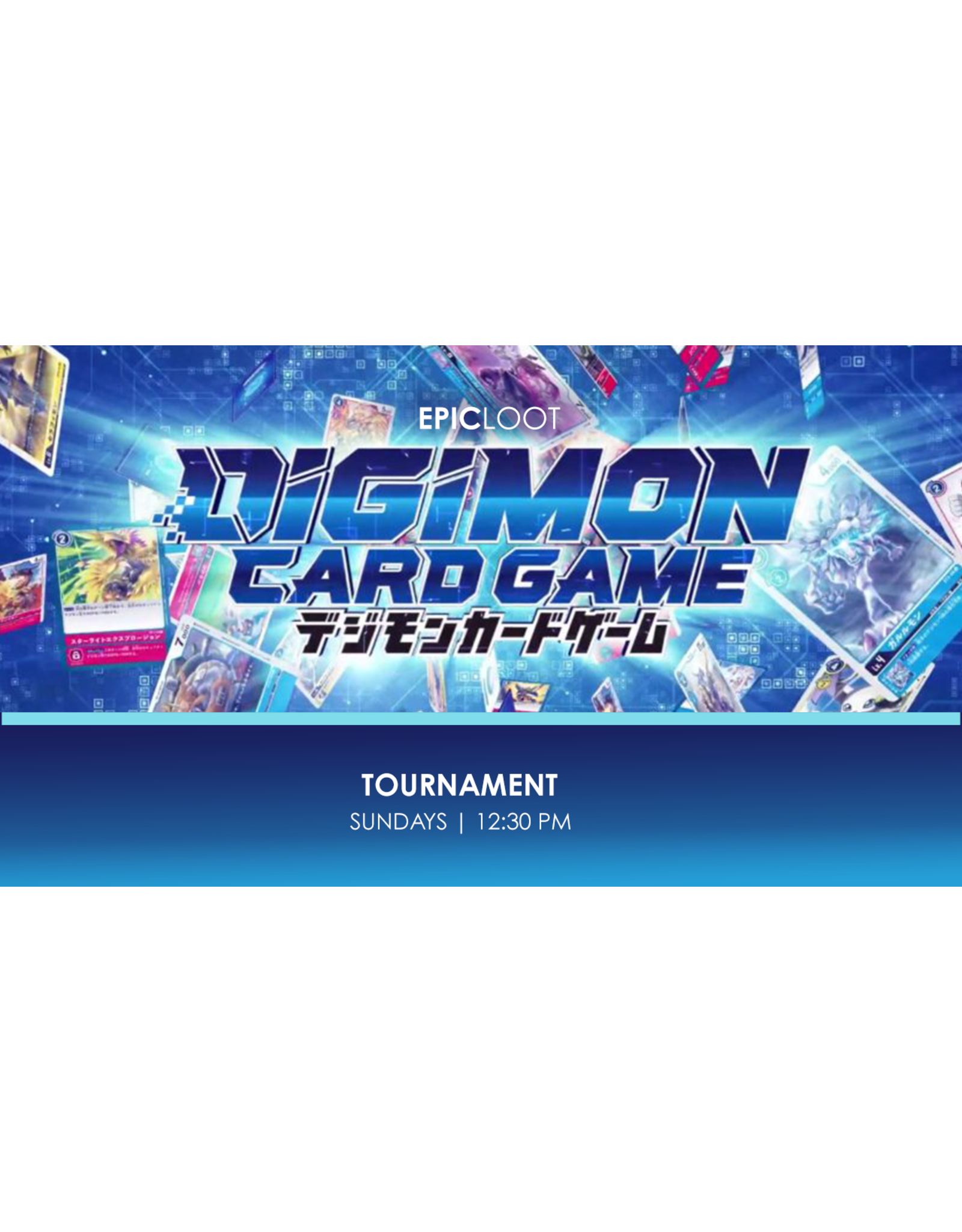 Sun 10/9 12:30PM Digimon Tournament