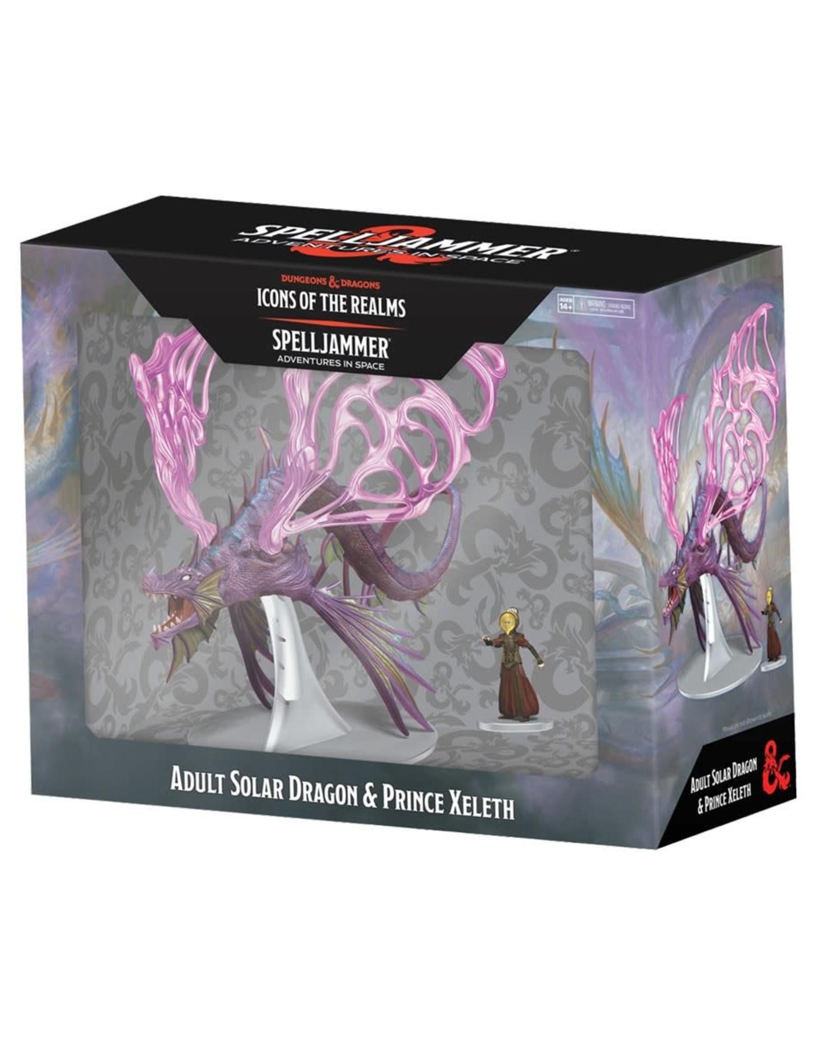 Wizkids D&D Minis: Icons of the Realms Set 24 Adult Solar Dragon & Prince Xeleth