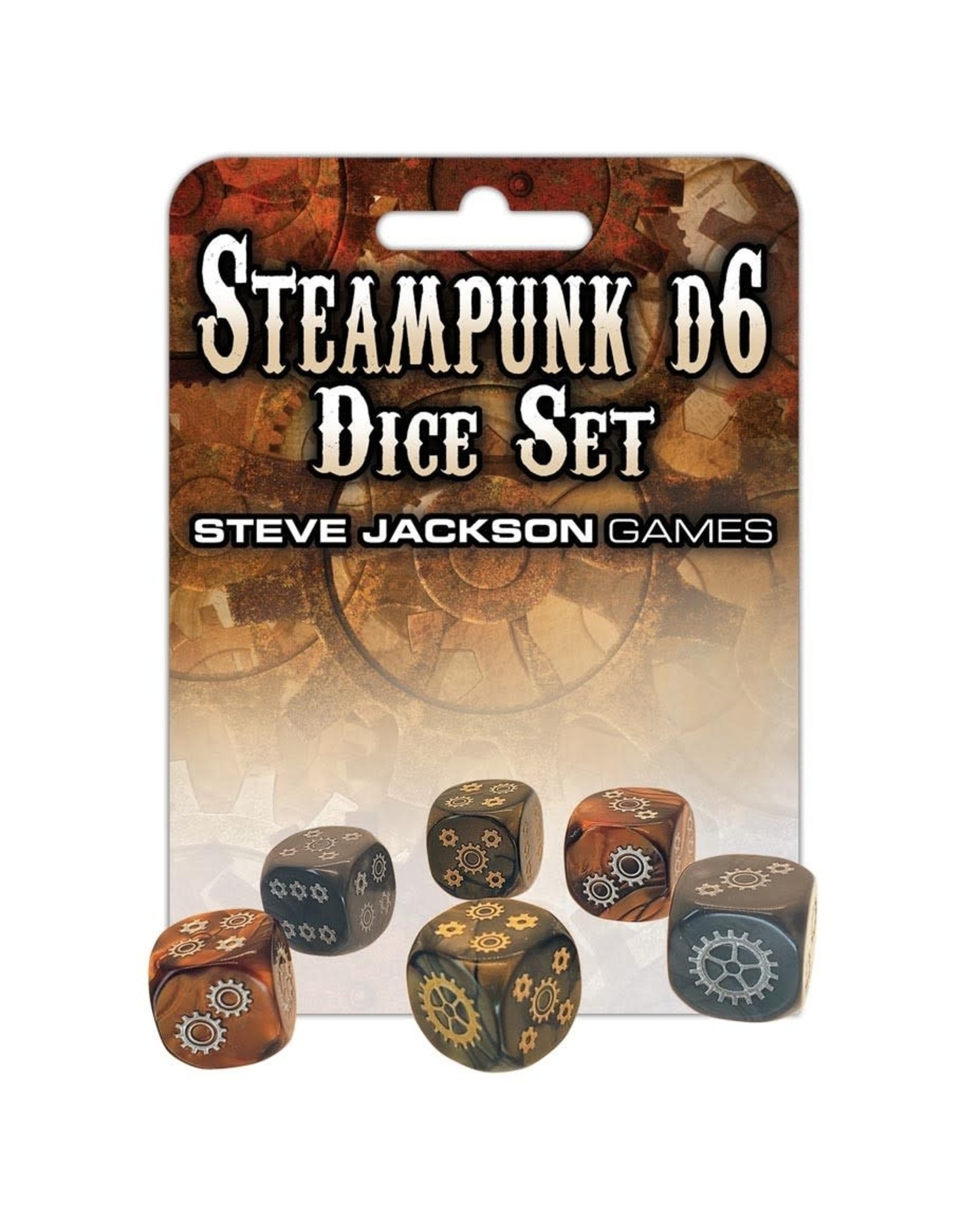Steve Jackson Games Steampunk D6 Dice Set