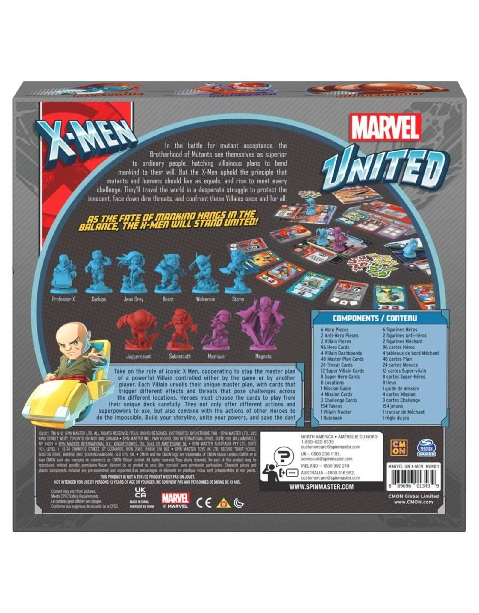 Spinmaster Marvel United: X-men