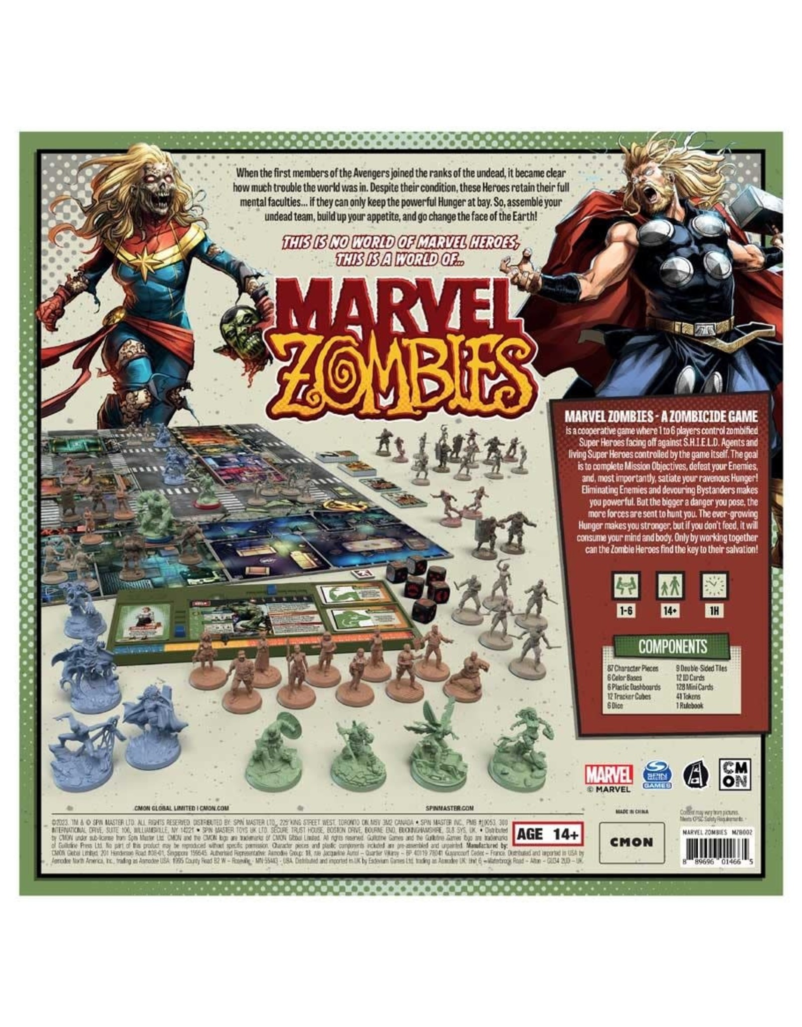 Cool Mini or Not Marvel Zombies: A Zombicide Game