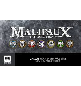 Mon 12/18 5PM Malifaux Casual Play