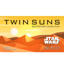 Tues 04/16 5PM SW Unlimited Twin Suns Casual Play