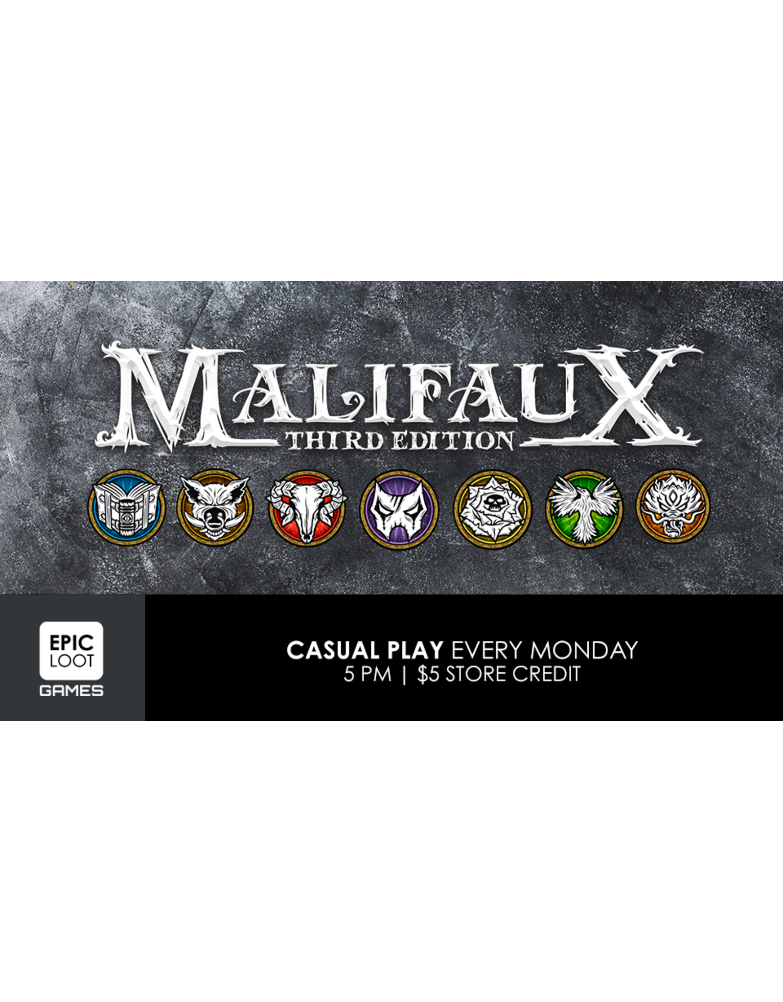Mon 05/20 5PM Malifaux Casual Play
