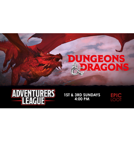 Sun 06/16 4 PM Casual D&D Adventurers League