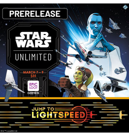 SUN 03/09 12:00PM Star Wars Unlimited Set 4: Jump to Lightspeed Prerelease