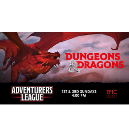 Sun 06/15 4 PM Casual D&D Adventurers League