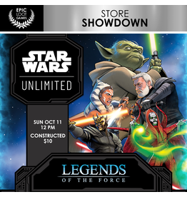 10/11 SAT 12:00PM Star Wars Unlimited Set 5: Legends of the Force Store Showdown