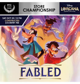10/25 SAT 12:00PM Lorcana set 9: Fabled Store Championship