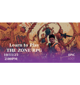 10/11 SAT 2:00PM October Casual TTRPG Play - The Zone RPG