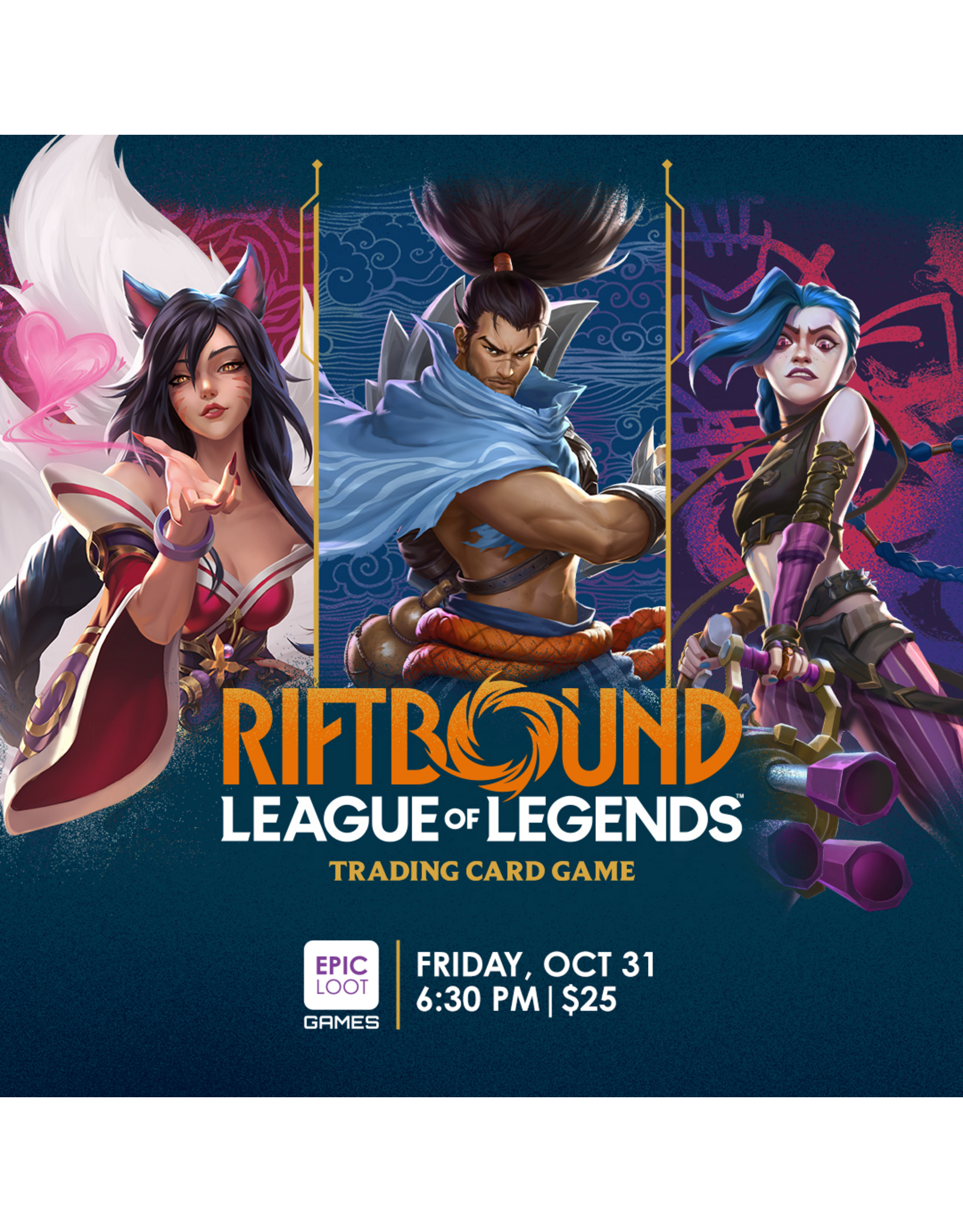 10/31 FRI 6:30PM Riftbound Card Game Launch Event - Viktor Champion Deck