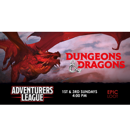 Sun 11/02 4:00PM Casual D&D Adventurers League