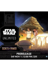 11/01 SAT 12:00PM Star Wars Unlimited: Secrets of Power Prerelease