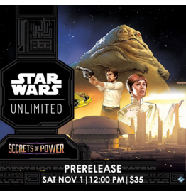 11/01 SAT 12:00PM Star Wars Unlimited: Secrets of Power Prerelease