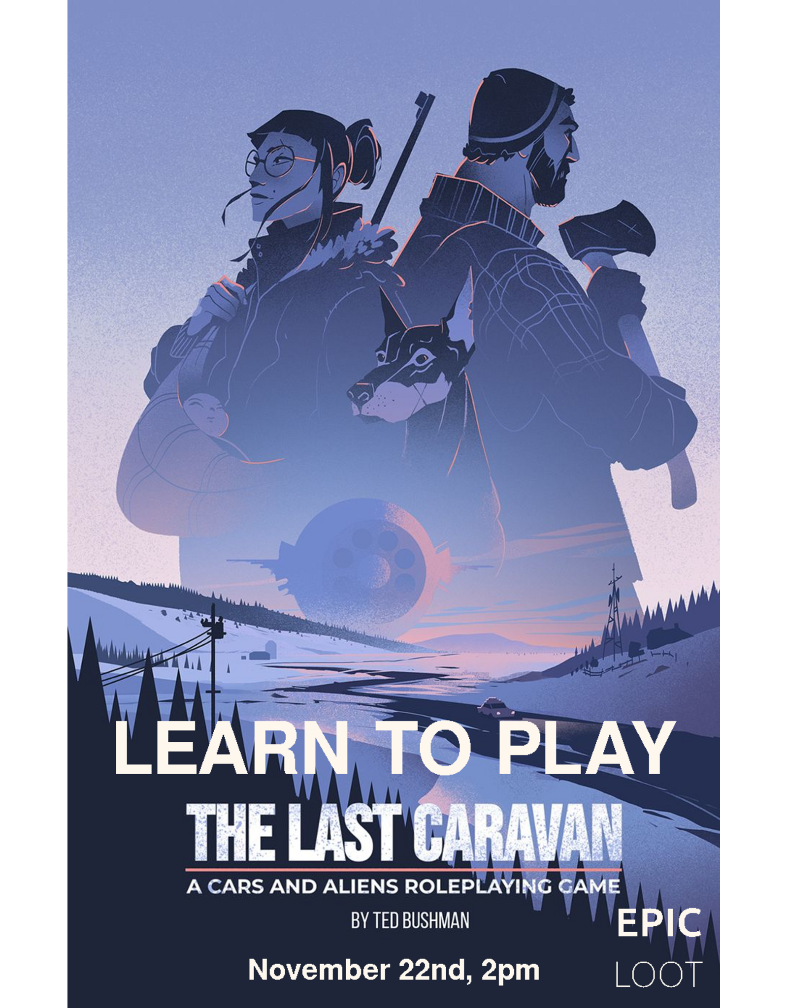 11/22 SAT 2:00PM November Casual TTRPG Play - The Last Caravan