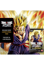 12/16 TUE 6:30 PM Dragon Ball Super Fusion World FB08 RELEASE EVENT