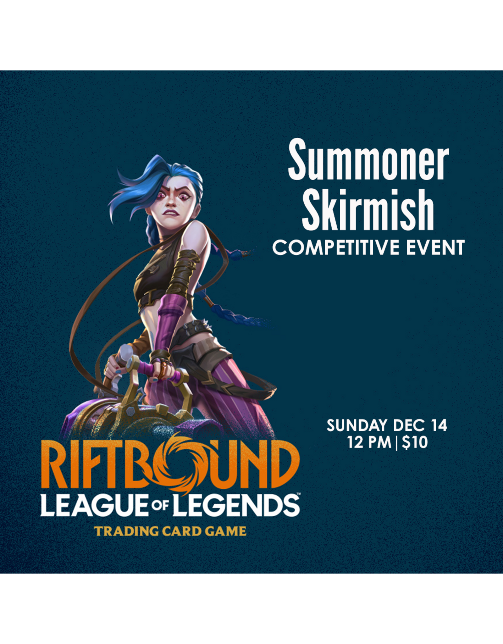 01/11 SUN 12:00PM Riftbound Summoner Skirmish - January