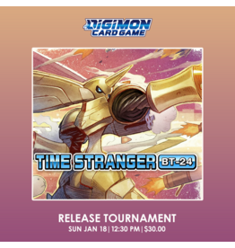 01/18 SUN 12:30PM DIGIMON CARD GAME Booster Pack -TIME STRANGER- [BT-24] Release Event