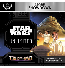 02/22 SUN 1:00PM Star Wars Unlimited: Secrets of Power Store Showdown