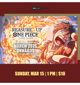 03/15 SUN 1:00PM ONE PIECE CARD GAME Store Treasure Cup 2025 March