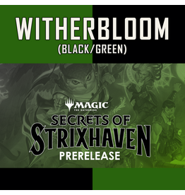 04/17 FRI 6:00PM MtG | Secrets of Strixhaven Prerelease - House Witherbloom Black/Green