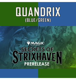04/18 SAT 12:00PM MtG | Secrets of Strixhaven Prerelease - House Quandrix Blue/Green