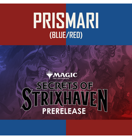 04/18 SAT 5:00PM MtG | Secrets of Strixhaven 2-Headed Giant Prerelease - House Prismari Blue/Red  - Two tickets needed per team