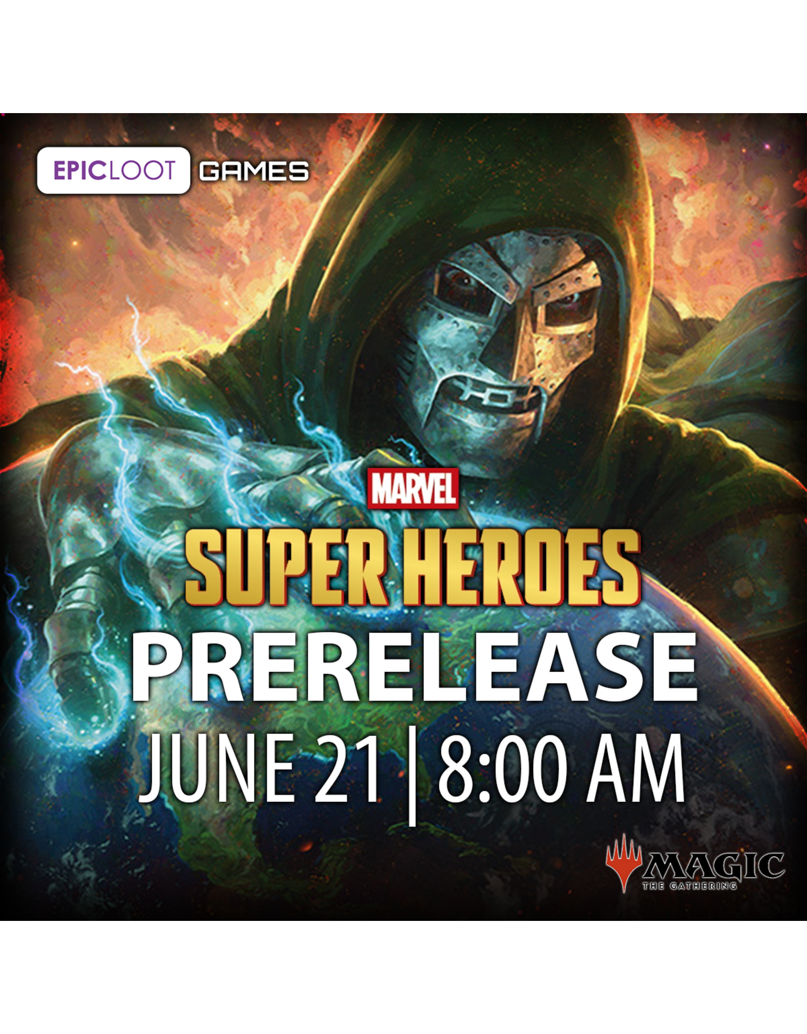 06/21 SUN 8:00AM MtG | Marvel Super Heroes Prerelease